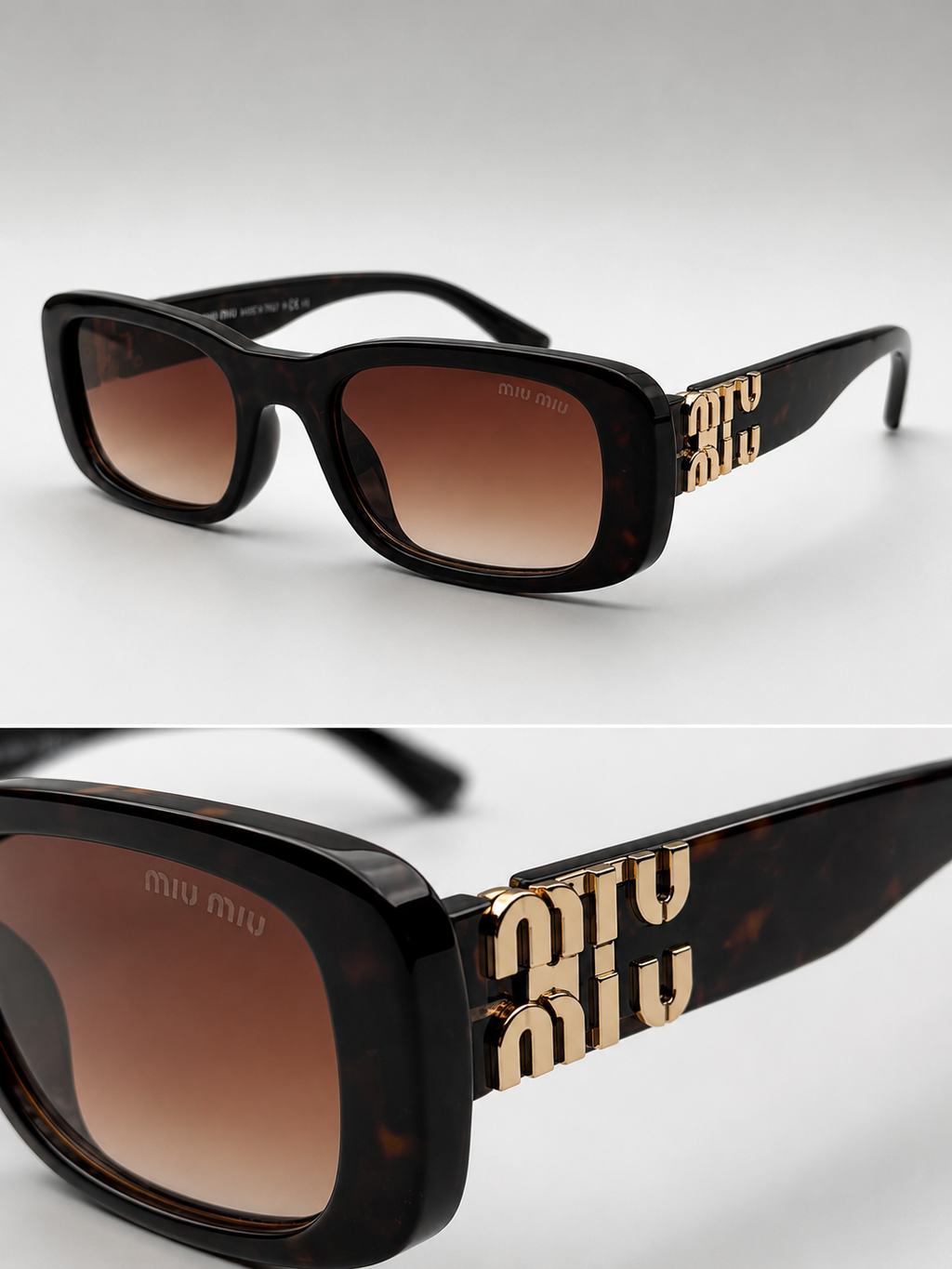 Miumiu Brown Gold