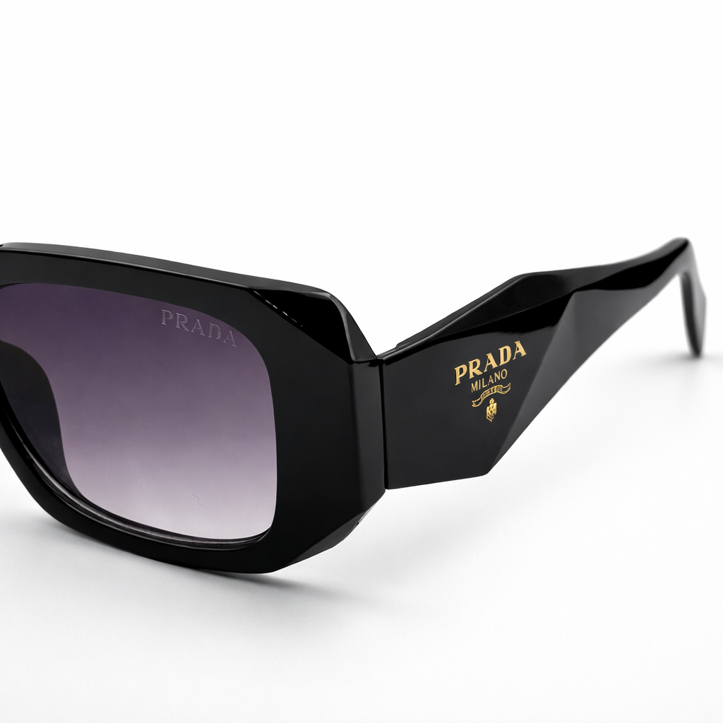 Prada Women black & gold