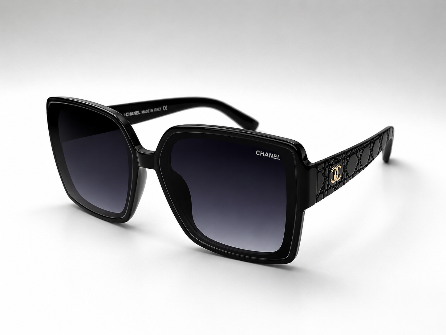 Chanel Women Black Gold