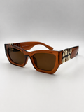 MiuMiu Brown Gold